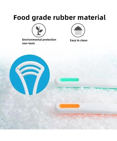 6-Piece Tongue Scraper Set for Adults and Kids - Tongue Cleaner Kit - Buy Online on GoSupps.com