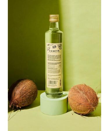 Koro-C-8 MCT Oil 500 ml - Premium Quality Coconut Oil for Keto & Energy Boost - Free International Shipping - Buy Online on GoSupps.com
