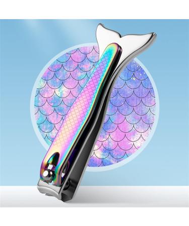 Nail Clipper for Thick Nails Mermaid Nail Clippers Stainless Steel Cuticle Remover Trimmer Scissor Manicure Pedicure Fingernail Nipper Tool Two Sizes (Color : Large) - Buy Online on GoSupps.com