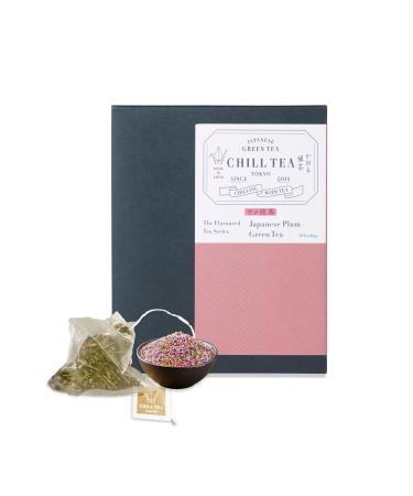 CHILL TEA Tokyo CHILL TEA Tokyo "UME" Plum Green Tea - 100% Japanese Leaf Green Tea - Rich and Fruity Flavour (30 Bags)