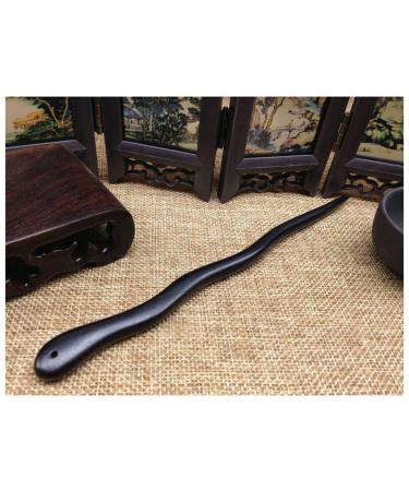 Handmade Black Sandalwood Hair Sticks | Frcolor Retro Hair Chopsticks (2 Pcs) - International Shipping Available - Buy Online on GoSupps.com