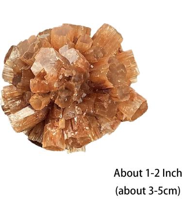 Natural Crystal Rough 1.5"-2" Natural Aragonite Crystal Aragonite Cluster Teaching Specimen Strange Stone Collection Home Decor - Buy Online on GoSupps.com