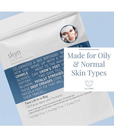 skyn ICELAND Face-Lift in-a-Bag - Essential Masks for Eyes, Forehead & Smile Lines - Buy Online on GoSupps.com