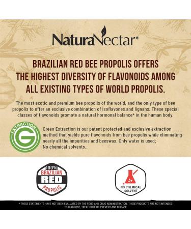 NaturaNectar Red Bee Propolis 60 Veg Capsules - Immune Support & Antioxidant Benefits - Buy Online on GoSupps.com
