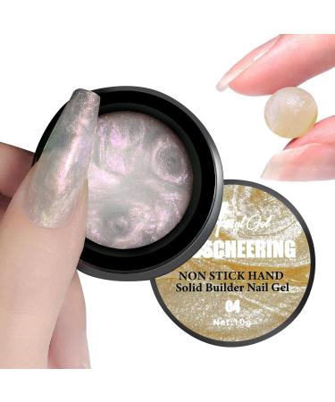 Solid Building Gel | Non-Sticky Gel Nail Glue UV Light Cured Long-Lasting Building Gel for Nails Gel Nail Glue for Beginners Home Salon Use Manicure Art Lencyh 04 - Buy Online on GoSupps.com