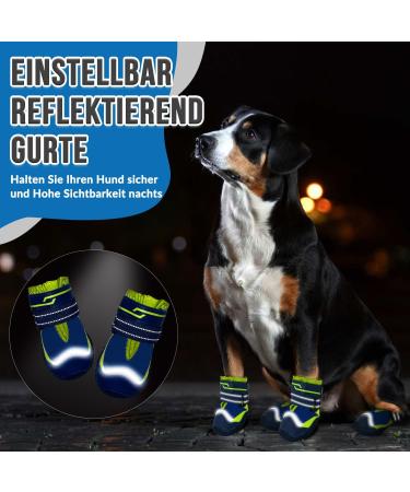 Eyein Dog Shoes - Water-Repellent Paw Protection for All Sizes | Non-Slip Sole & Reflective Velcro | Outdoor Sports Accessories - Buy Online on GoSupps.com