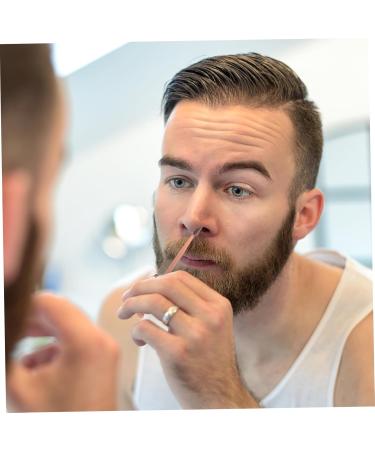 12Pcs Manual Eyebrow Trimmer with Double Sided Nose Hair Razor Blades Soft Skinfriendly Cutting Blades Effective for Adult Ear Hair Care - Buy Online on GoSupps.com