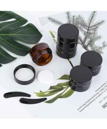 15 Stk 20ml Amber Glass Cream Cans Empty Canisters for Easy Filling | International Shipping Available - Buy Online on GoSupps.com