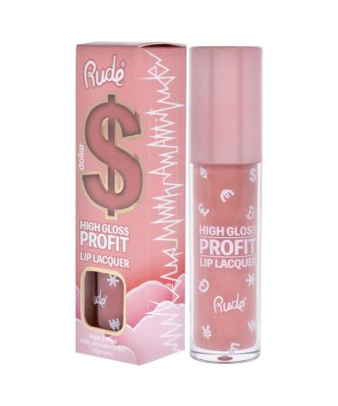 Rude Cosmetics High Gloss Profit Lip Lacquer - Best Dollar Lip Gloss for Women | 0.141 oz - International Shipping Available - Buy Online on GoSupps.com