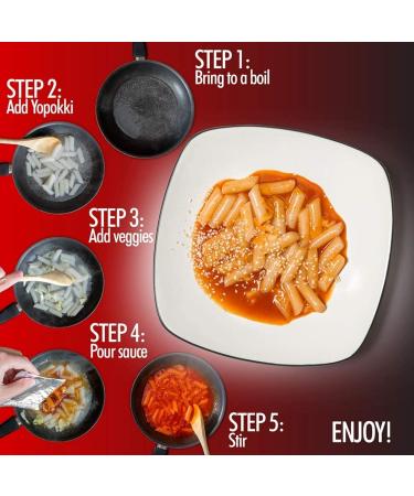 Young Poong Yopokki Sweet & Spicy Tteokbokki Cup 140g I Korean Topokki Instant Retort Rice Cake Snack (Pack of 2) - Buy Online on GoSupps.com