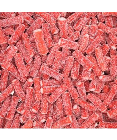 Sour Strawberry Pencil Bites 1kg Sweet Pouch