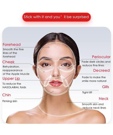 Red Light Therapy Skin Tightening Face & Neck Massager - White - Buy Online on GoSupps.com