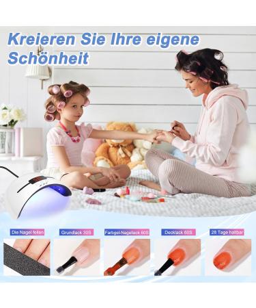 36W UV Lamp for Gel Nails - Professional LED Nail Dryer with 3 Timers LCD Display & Car Sensor - Perfect Valentine's Day Gift for Women (White) - Buy Online on GoSupps.com