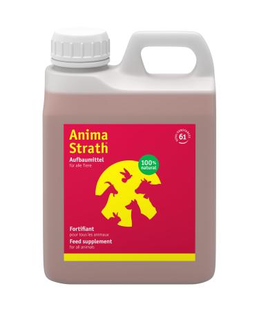 ANIMA-STRATH Fortifying and Natural Liquid Food Supplement for Dogs and Cats - Support for immunity and digestion with 61 Micronutrients Vitamins Minerals Amino Acids