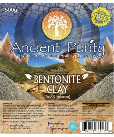 Bentonite Clay - 500g - Buy Online on GoSupps.com