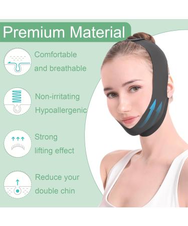 V Line Lifting Mask & Jawline Shaper - Anti-Aging Chin Strap for Double Chin Reduction & Facial Slimming for Women - International Shipping Available - Buy Online on GoSupps.com