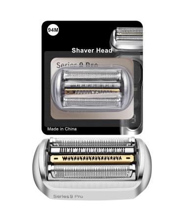 94m Replacement Shaver Head Compatible with Braun 9 Series Foil 9477cc 9330s 9465cc 9460cc 9419s 9390cc 9385cc Shavers