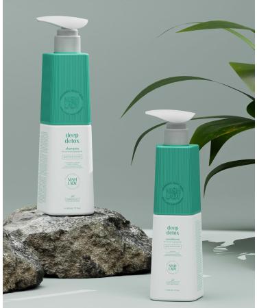 Deep Detox Clarifying Shampoo for Normal & Greasy Hair | Green Tea & Avocado Extracts | 503 ml - Shop Internationally - Buy Online on GoSupps.com