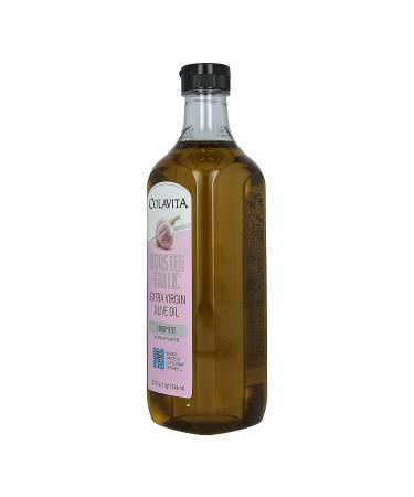 Colavita Roasted Garlic Extra Virgin Olive Oil 32 Fl Oz (Low FODMAP) - Buy Online on GoSupps.com