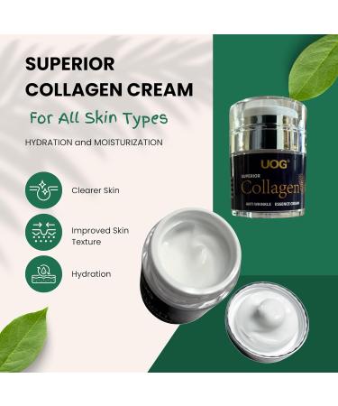 UOG Collagen Complex - Anti-Wrinkle Essence for Face & Neck | Firming & Lifting Moisturizer | Hydrating for All Skin Types - 30ml - Buy Online on GoSupps.com