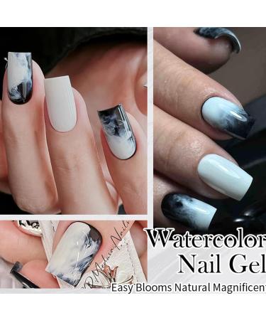 Marble Gel | Japanese Style Clear Marble Gel 10ml Bottle Glossy and Long-Lasting for Nail Salons Home Weddings and Summer - Buy Online on GoSupps.com