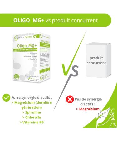 Oligo Mg+ - Effectively Fights Fatigue - Magnesium Chlorella and Vitamins - Helps Reduce Stress and Boosts Vitality - EffiNov Laboratory - 14 Sticks - Buy Online on GoSupps.com