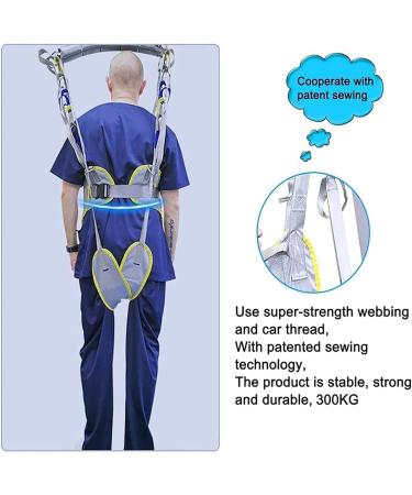 Full Body Patient Lift Sling Mesh Bath Commode Sling Divided Leg Sling Patient Hoist Sling Stair Transfer Belt for Nursing Bariatric Elderly Disabled and Paralysed - Buy Online on GoSupps.com