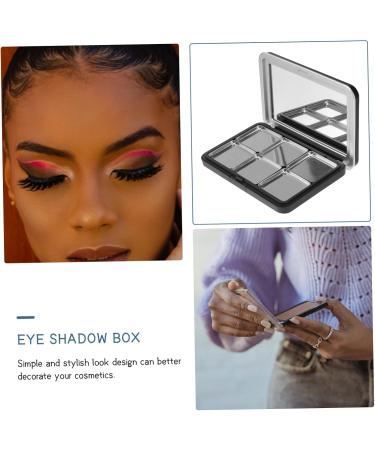 Healeved 1 Set Eye Shadow Box Refillable Lipstick Container Refillable Blusher Container DIY Blusher Container Travel Makeup Plate Fillable Eyeshadow Container Travel Eyeshadow Container 11x7.4cm Black - Buy Online on GoSupps.com