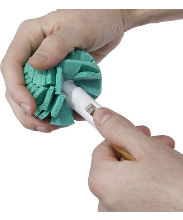 Full Circle Crystal Clear 2.0 Bamboo Handle Glassware Cleaning Sponge - Eco-Friendly & Replaceable - Buy Online on GoSupps.com