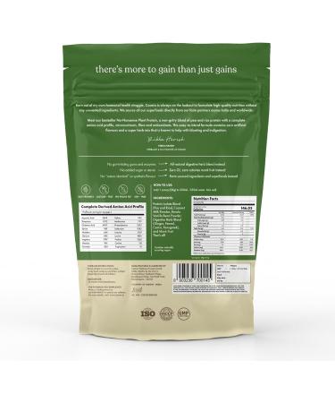 Cos.Mix No Nonsense Plant Protein - Organic Pea & Brown Rice Isolate | Vegan | 24g Protein/Serving | Easy to Digest | All Essential Amino Acids | No Preservatives | Kerala Vanilla Bean - 500g - Buy Online on GoSupps.com