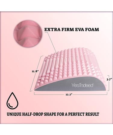 Back Stretcher Pillow - Dr. Approved for Back Pain Relief, Lumbar Support, Sciatica Pain Relief, Posture Corrector - Pink - Buy Online on GoSupps.com