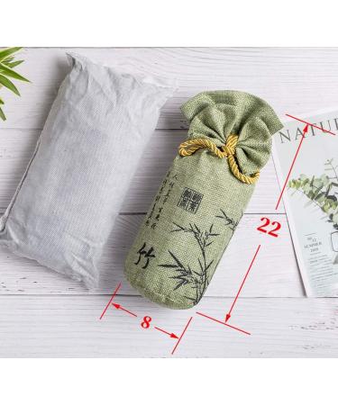 Bamboo Coal Air Purification Bags | Activated Carbon Smell Absorbers | Moisture Absorbing Fresheners for Home & Car | 4 Pack (250g each) - Eco-Friendly Purple - Buy Online on GoSupps.com
