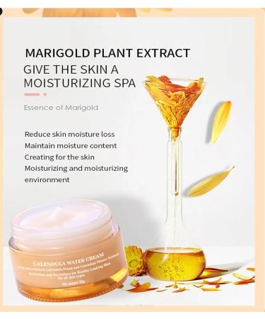 Grospe Calendula Face Cream Facial Moisturizer for Dry Skin Refreshing Water Cream Long-Lasting Hydration Oil Control Cream Nourishing Face Moisturizer for Women 1.76 Oz - Buy Online on GoSupps.com