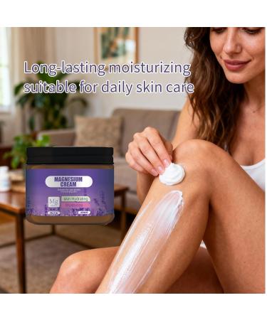 Lavender Sleep Cream for Restless Legs Leg Cramp Relief & Muscle Relaxation Bedtime Lotion for Adults & Kids - Buy Online on GoSupps.com