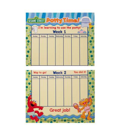 Sesame Street Potty Time Training Set - Coloring & Activity Kit with Progress Chart & Reward Stickers - Buy Online on GoSupps.com