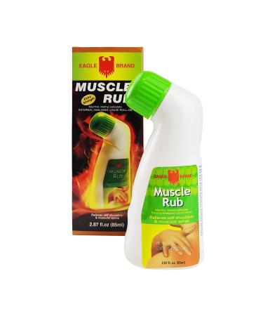 Singapore Original Eagle Brand Muscle Rub 85ml    Relieves Stiff Shulders & Muscular Aches