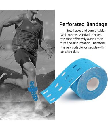 Bandage Wrap - Breathable -Adherent Bandages Sports Wrap Skin-Friendly Elastic Bandage Tape for Grip Wrist Ankle Sprains & Swelling Deyao Blue - Buy Online on GoSupps.com