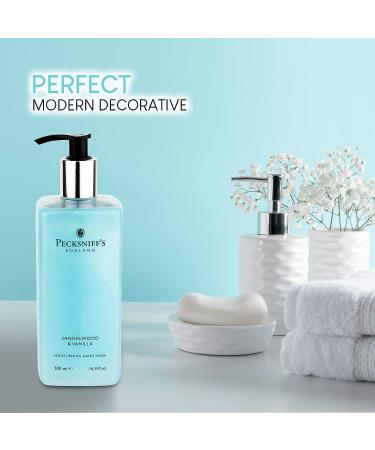 Pecksniff's Luxury Sandalwood and Vanilla Hand Soap - Moisturizing 16 Fl Oz - Buy Online on GoSupps.com