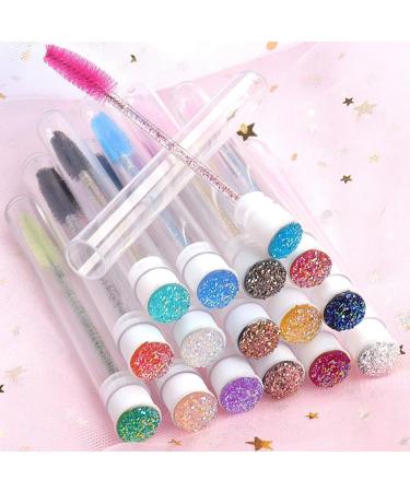 wemee 30PCS Eyelash Brush Tube Makeup Mascara Brush Replaceable Dust-Proof Eye Lash Eyebrow Brush Tube for Eyelashes Extension - Buy Online on GoSupps.com