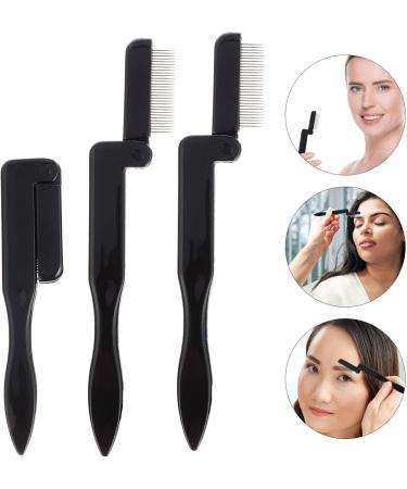 Minkissy Eyelashes Comb Curler & Eyebrow Brush Set - 3pcs Makeup Tool for Perfect Eyelashes & Brows | International Shipping - Buy Online on GoSupps.com