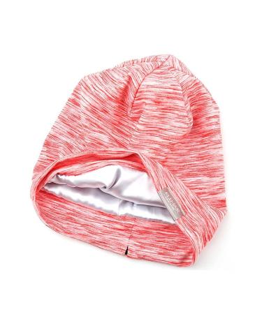 ELIHAIR Kids Silk Lined Satin Beanie Sleep Hat | Adjustable Elastic Band | Poppy Red | Ideal for Natural Curly Frizzy Hair - Buy Online on GoSupps.com