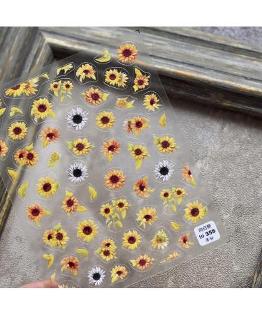 Designs DIY Salon Nail Supplies Self-adhesive Back Glue Nails Sticker for Summer Flowers Nail Sticker Nail Art Sticker Nail Art Decorations(Style 76) - Buy Online on GoSupps.com
