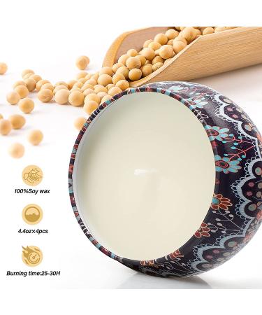 Scented Candles Gift Set - 8% Essential Oil, 4 Pack 4.4 oz Aromatherapy Candles for Stress Relief - Perfect Gifts for Girlfriend, Teacher, Mom - Anniversary, Birthday - Secret Mint, Lavender, Mexican Orange Blossom, Fig - Buy Online on GoSupps.com