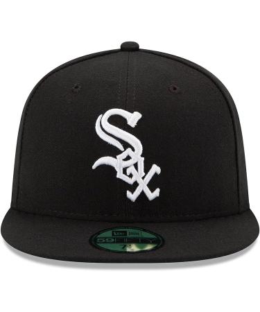New Era MLB 59FIFTY Chicago White Sox Black Fitted On-Field Cap 7 3/8 - Buy Online on GoSupps.com
