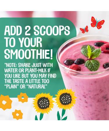 EarthChimp Organic Vegan Protein Powder - with Probiotics - Non GMO Dairy Free Non Whey Plant Based Protein Powder for Women and Men Gluten Free - 52 Servings 64 Oz (Plain & Unsweetened) No Scoop - Buy Online on GoSupps.com