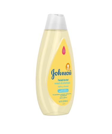Johnson's Head-to-Toe Baby Wash & Shampoo, 3 Pack - Sulfate, Paraben, Phthalate & Dye-Free, Hypoallergenic Formula for Sensitive Skin, 16.9 fl. Oz (Amazon Exclusive) - Buy Online on GoSupps.com