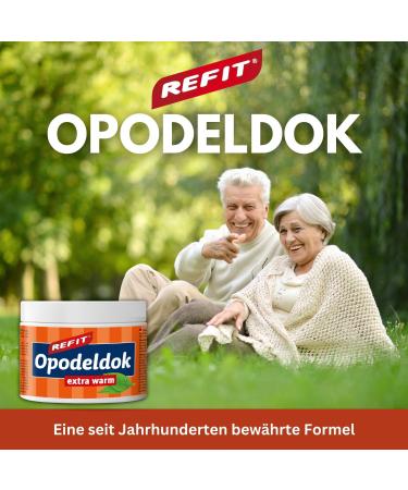 Buy Refit Opodeldok Heat Cream XXL 500ml - Extra Pain Gel with Ginger Cinnamon Lavender & Rosemary for Back Muscles & Joints - Warming & Regenerative  - Buy Online on GoSupps.com