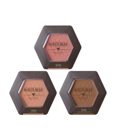 Burt's Bees 100% Natural Blush - Bare Peach (0.19 oz) | With Vitamin E - Buy Online on GoSupps.com