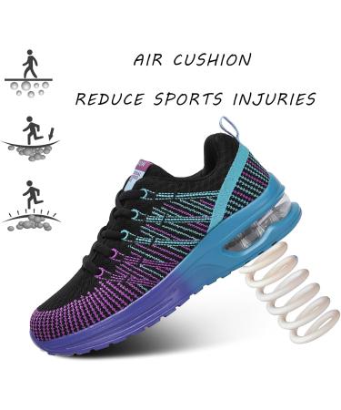 Neoker Women's Running Sneakers - Lightweight Breathable Sports Shoes | Slipproof Jogging Footwear (Gray Red Black) - Sizes 36-42 EU - Buy Online on GoSupps.com