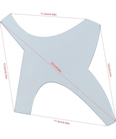 Buy Barte Template for Men - Ultimate Beard Forming Tool & Hairline Optimizer (Transparent) | Perfect Barber Line Up Instructions - Buy Online on GoSupps.com